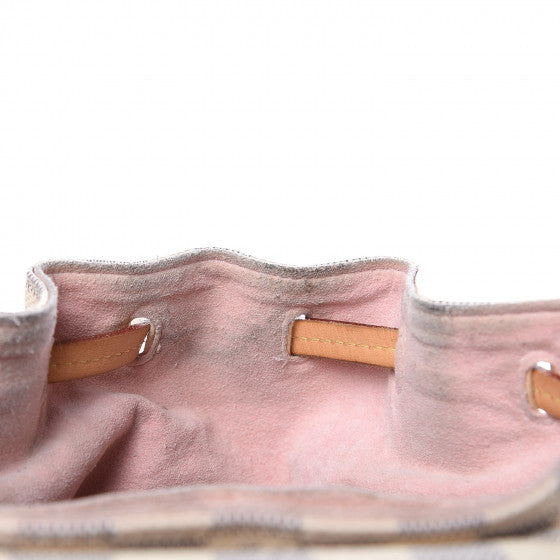 Louis Vuitton Sperone Bb White Damier Azur Canvas Backpack