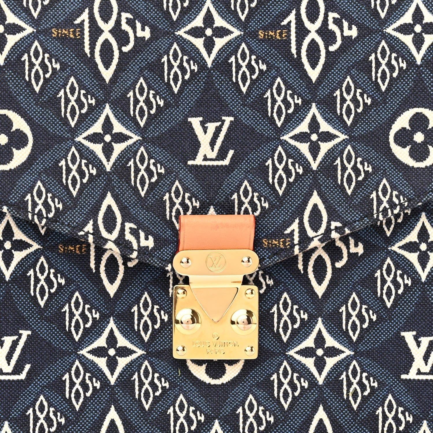 Louis Vuitton Brown, Pattern Print Monogram Pochette Metis L