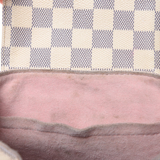 Louis Vuitton Sperone Bb White Damier Azur Canvas Backpack