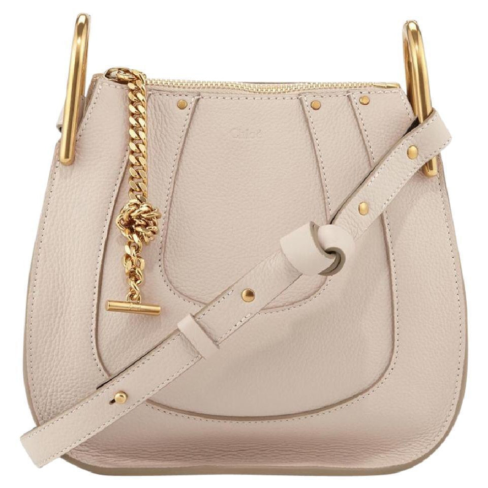 Chley Small Hayley Ivory Beige Abstract White Leather Hobo Gold Hardware $1890 - MyDesignerly