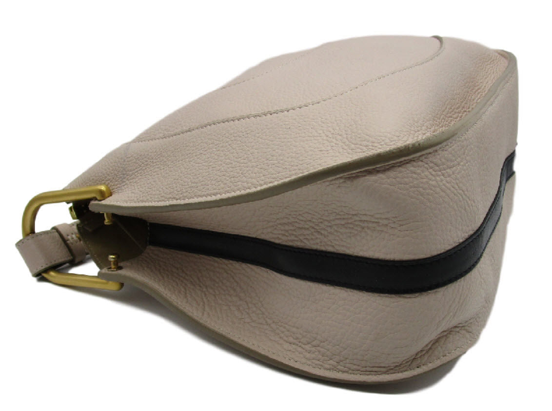 Chley Small Hayley Ivory Beige Abstract White Leather Hobo Gold Hardware $1890 - MyDesignerly