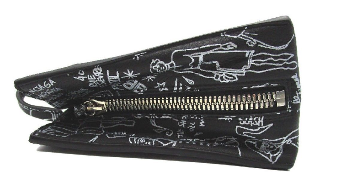 Balenciaga Mini Paper A6 Black Leather Tote $1890