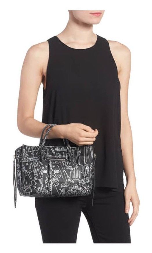 Balenciaga Mini Paper A6 Black Leather Tote $1890