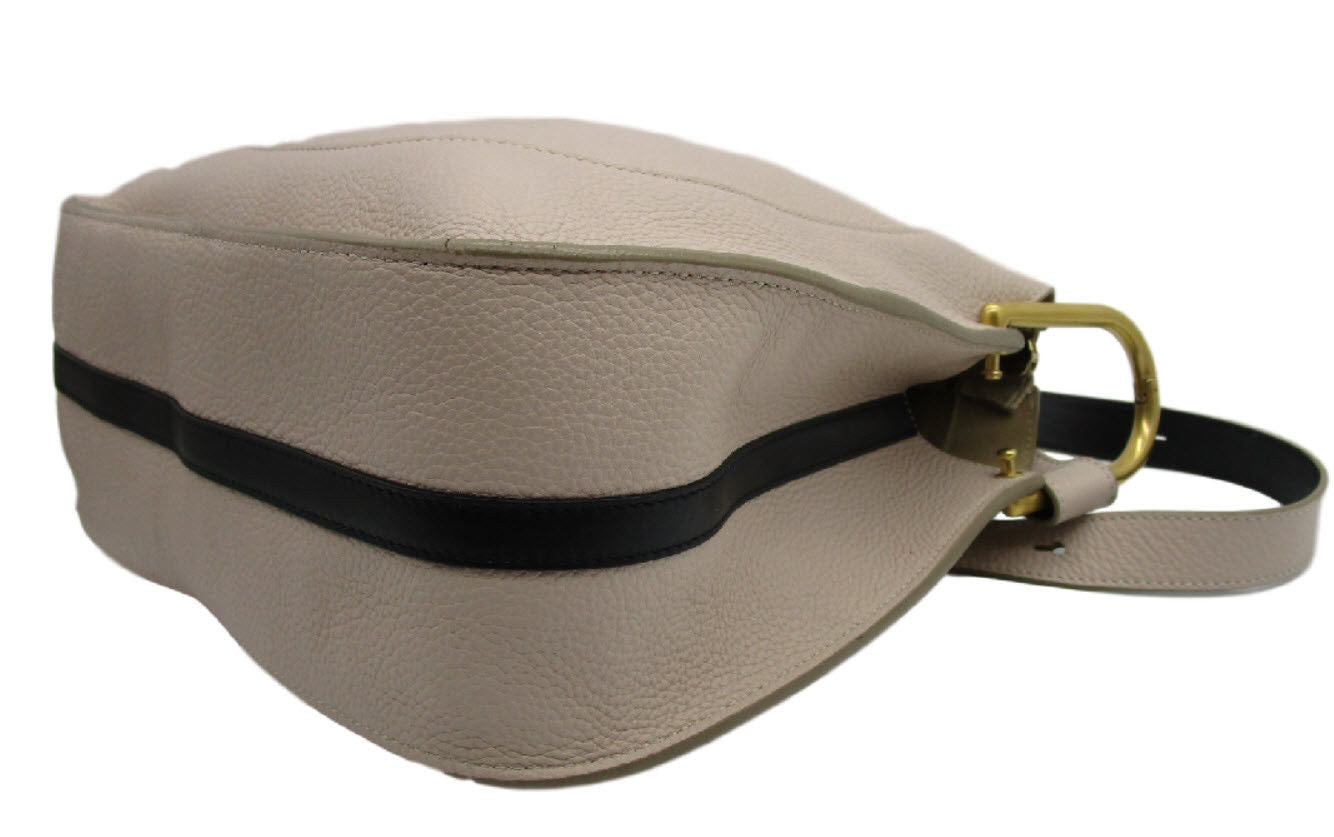 Chley Small Hayley Ivory Beige Abstract White Leather Hobo Gold Hardware $1890 - MyDesignerly