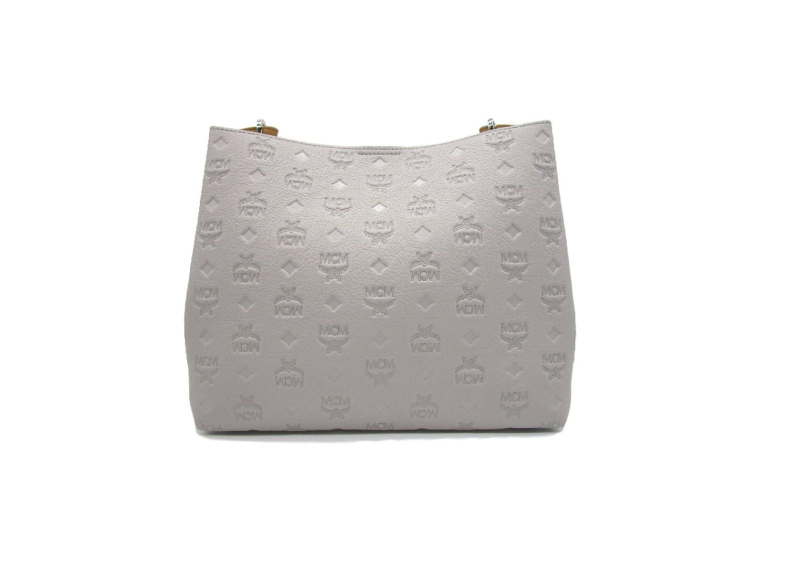 MCM Convertible Motty Gray Leather Hobo Bag - MyDesignerly