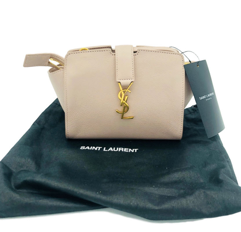 Saint Laurent YSL Toy Cabas Monogram Crossbody Light Pink MSRP $1400 - MyDesignerly