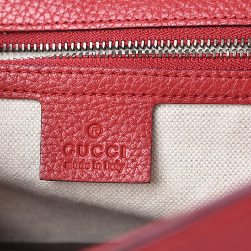 small red gucci bag