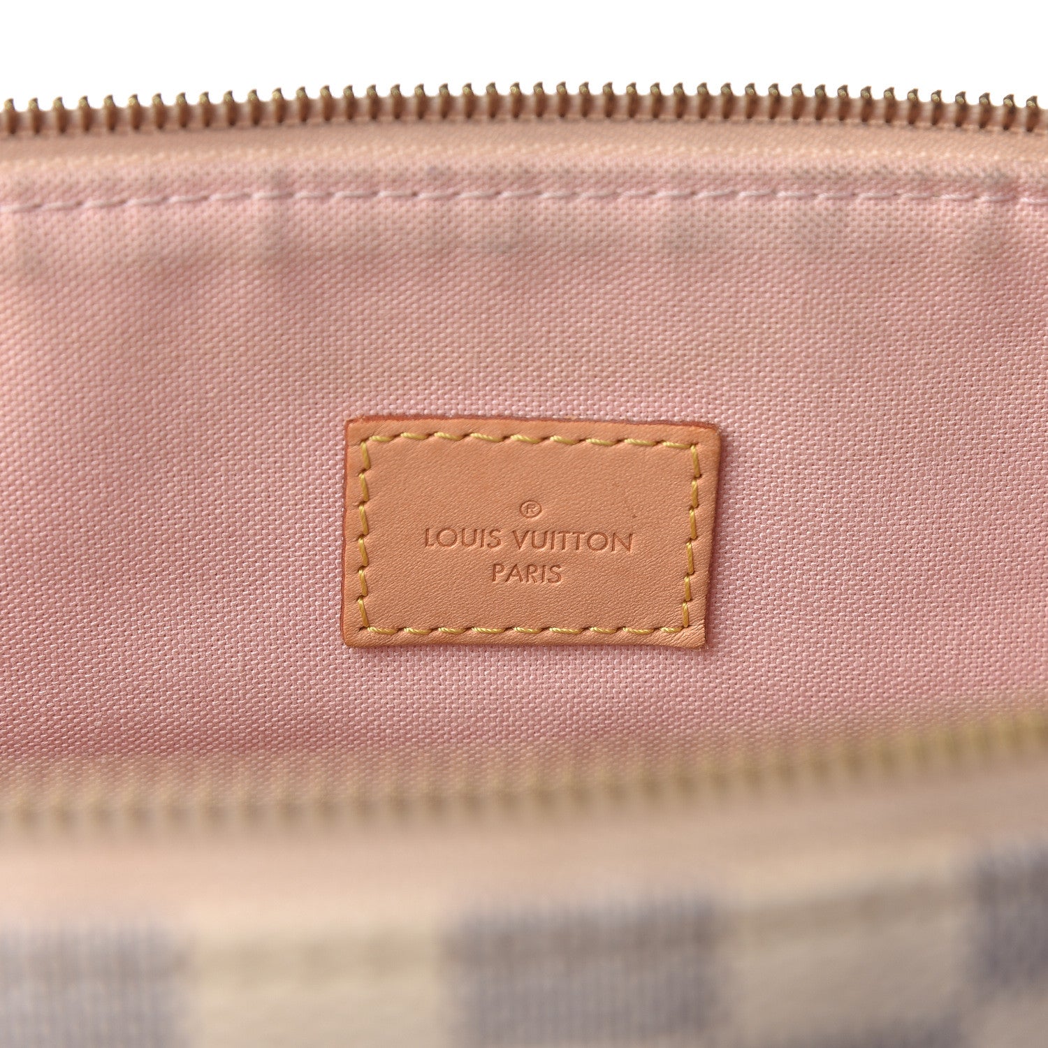 Louis Vuitton Iena Mm White Damier Azur Canvas Tote