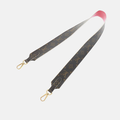 LOUIS VUITTON Monogram Bandouliere Shoulder Strap Pink