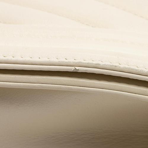 Chanel Old Medium Boy Bag Cream White Chevron