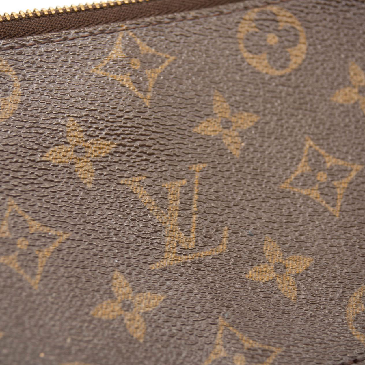 LOUIS VUITTON Monogram Trousse Blush PM Cosmetic Pouch