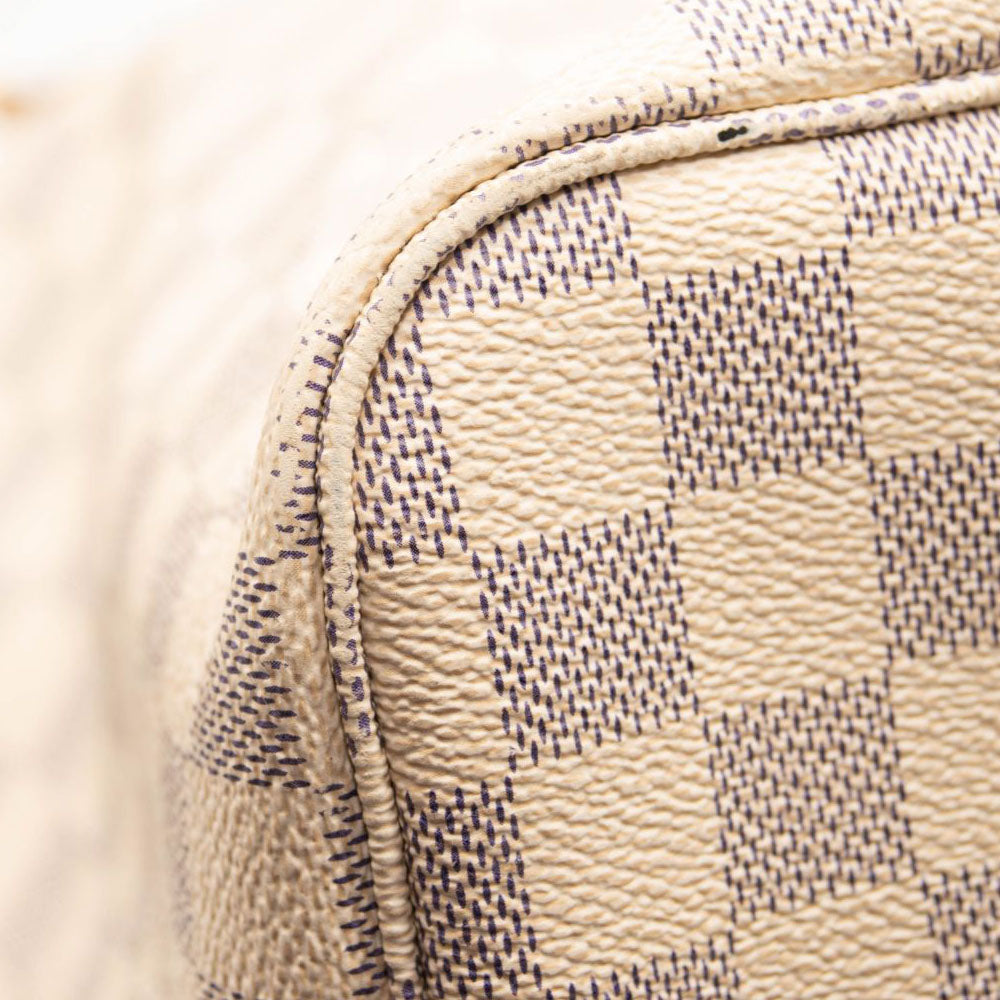 LOUIS VUITTON Damier Azur Neo Neverfull GM Rose Ballerine