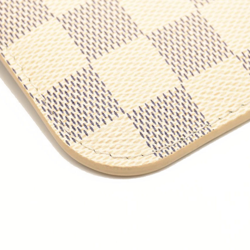 LOUIS VUITTON Braided Damier Azur Neverfull MM Rose Ballerine