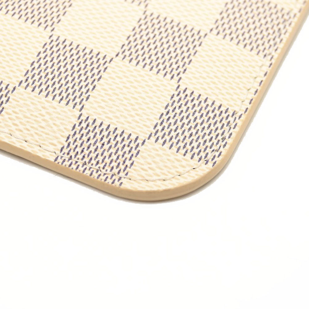 LOUIS VUITTON Braided Damier Azur Neverfull MM Rose Ballerine