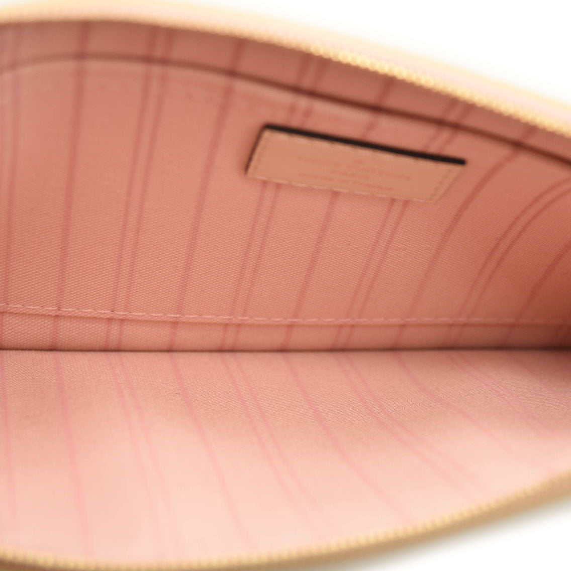 LOUIS VUITTON Braided Damier Azur Neverfull MM Rose Ballerine