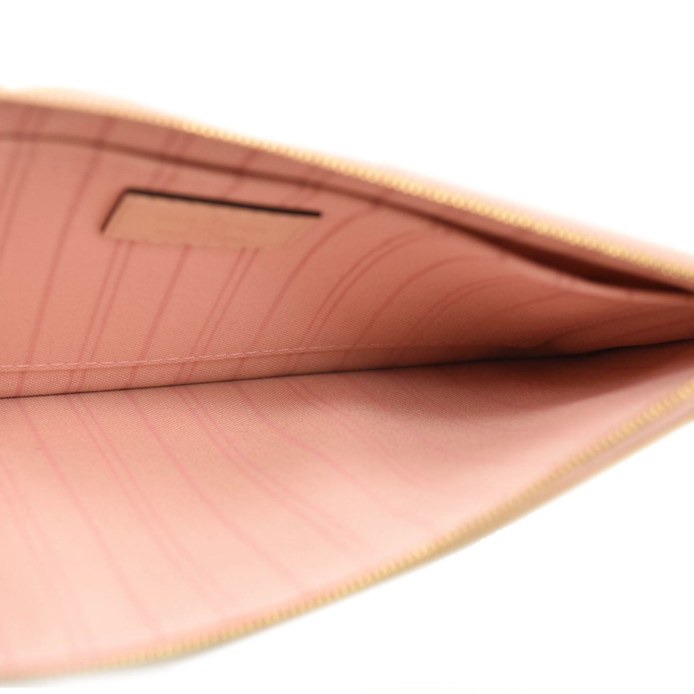 LOUIS VUITTON Braided Damier Azur Neverfull MM Rose Ballerine