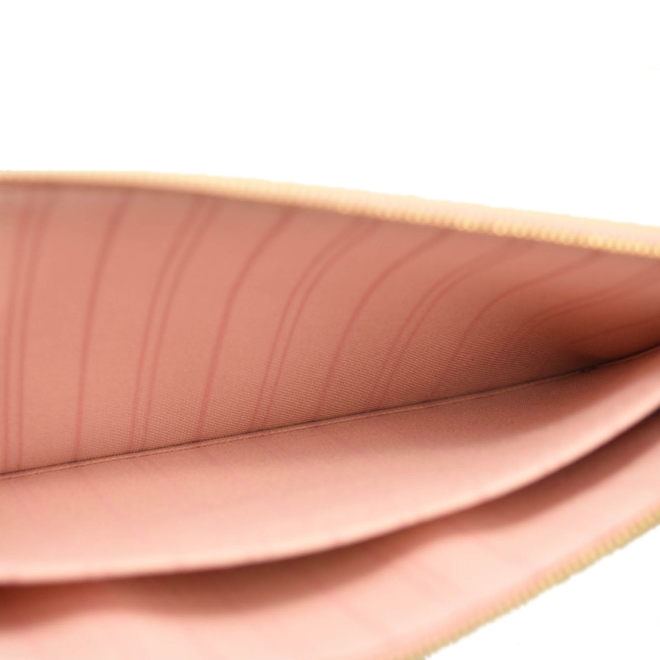 LOUIS VUITTON Braided Damier Azur Neverfull MM Rose Ballerine