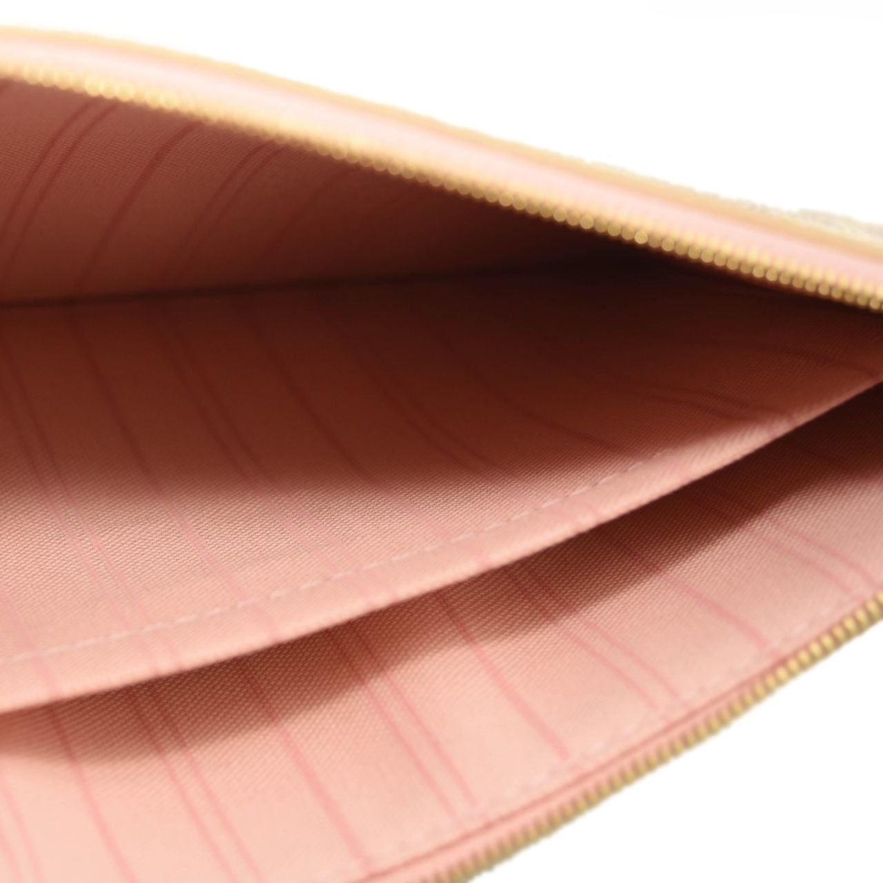 LOUIS VUITTON Braided Damier Azur Neverfull MM Rose Ballerine