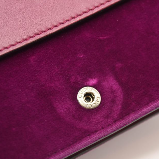 Gucci Velvet Super Mini Dionysus Shoulder Bag Fuchsia Violet Cyclamen