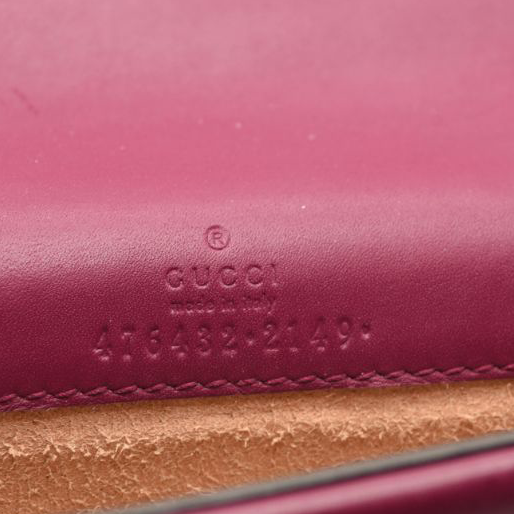 Gucci Velvet Super Mini Dionysus Shoulder Bag Fuchsia Violet Cyclamen