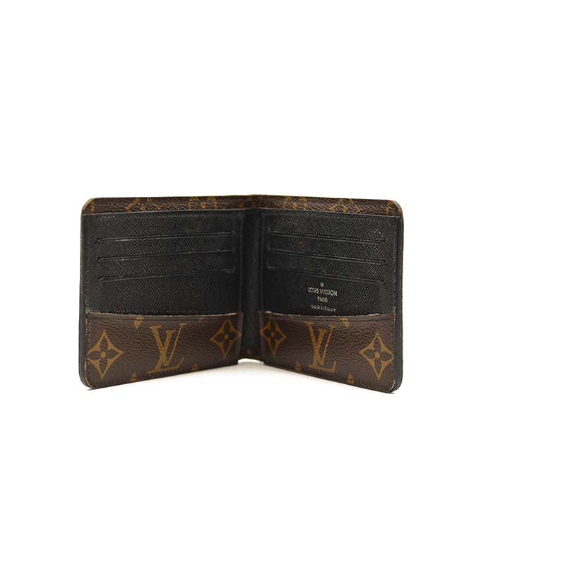 Louis Vuitton Black Monogram Macassar Gaspar Wallet