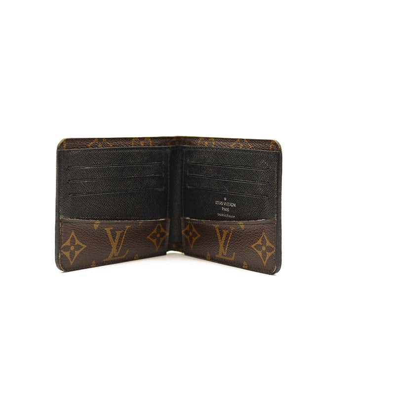LOUIS VUITTON Monogram Macassar Gaspar Wallet