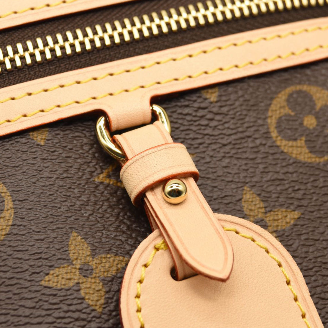 Authentic Louis Vuitton Dog Bag Monogram Carrier Canvas Brown