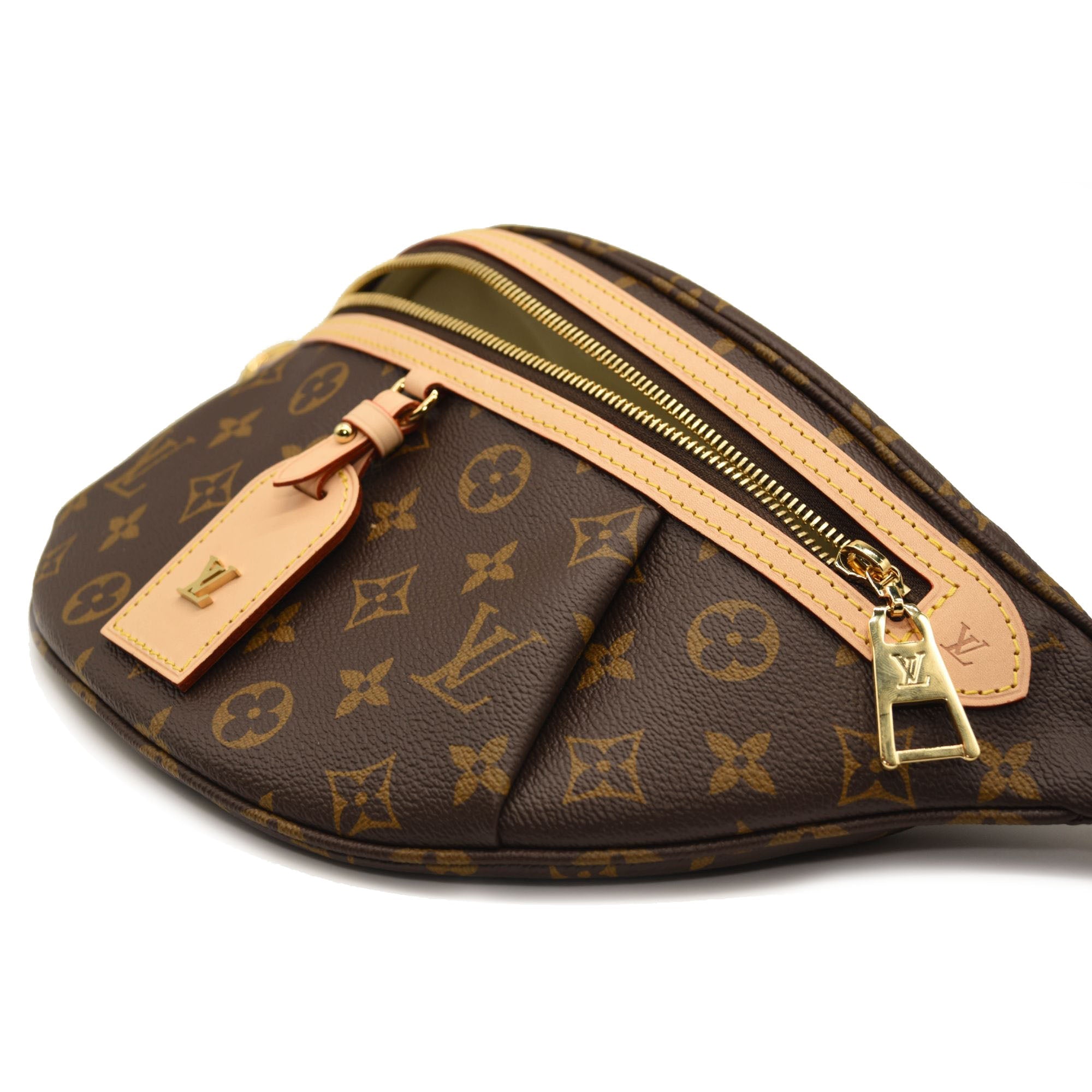 Louis Vuitton Monogram High Rise Bumbag w/Tags - Brown Waist Bags