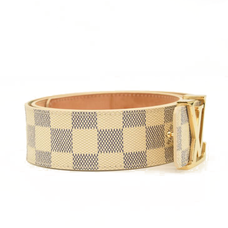 Louis Vuitton Damier Azur LV Initiales Belt 80 32
