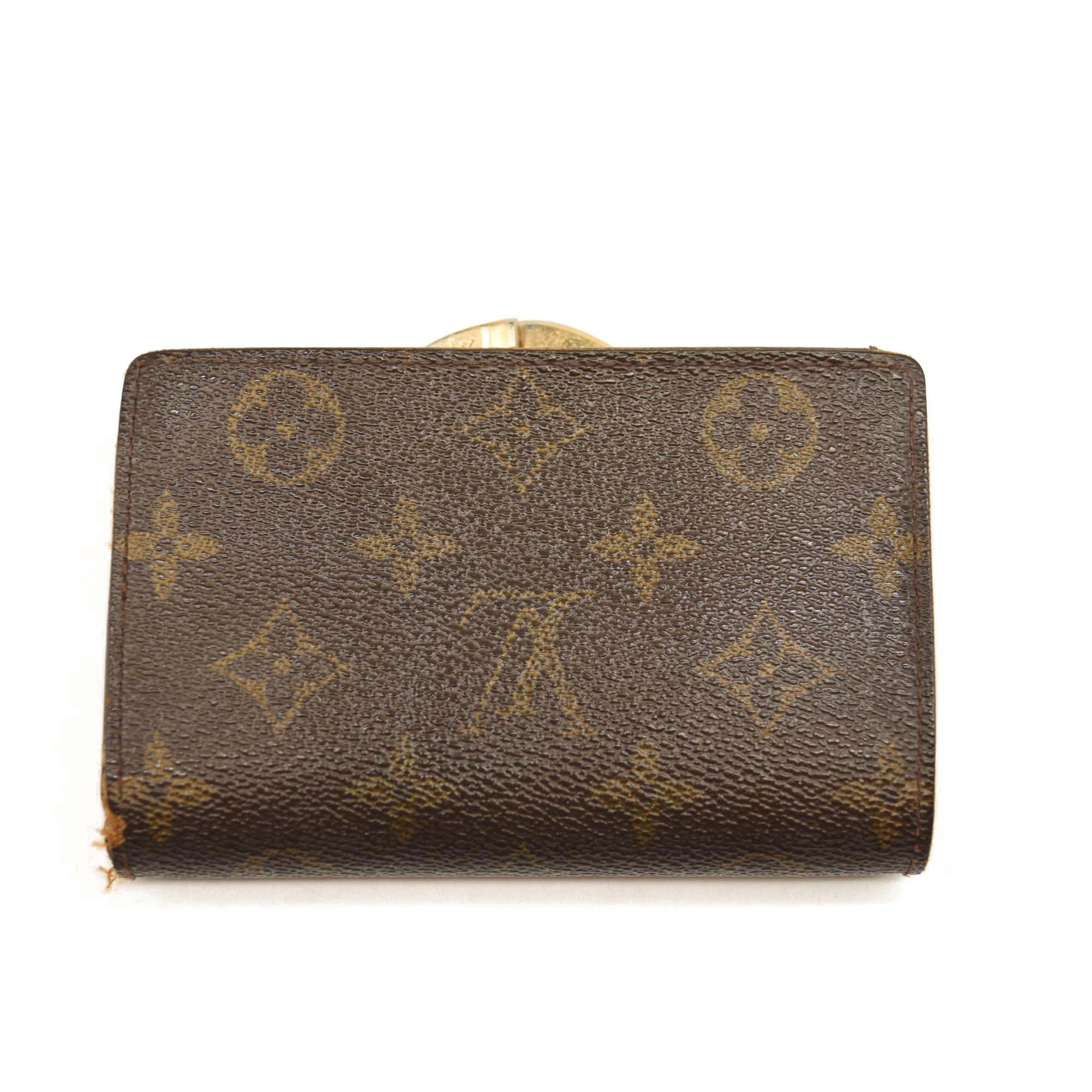USED Louis Vuitton Monogram French Purse Wallet
