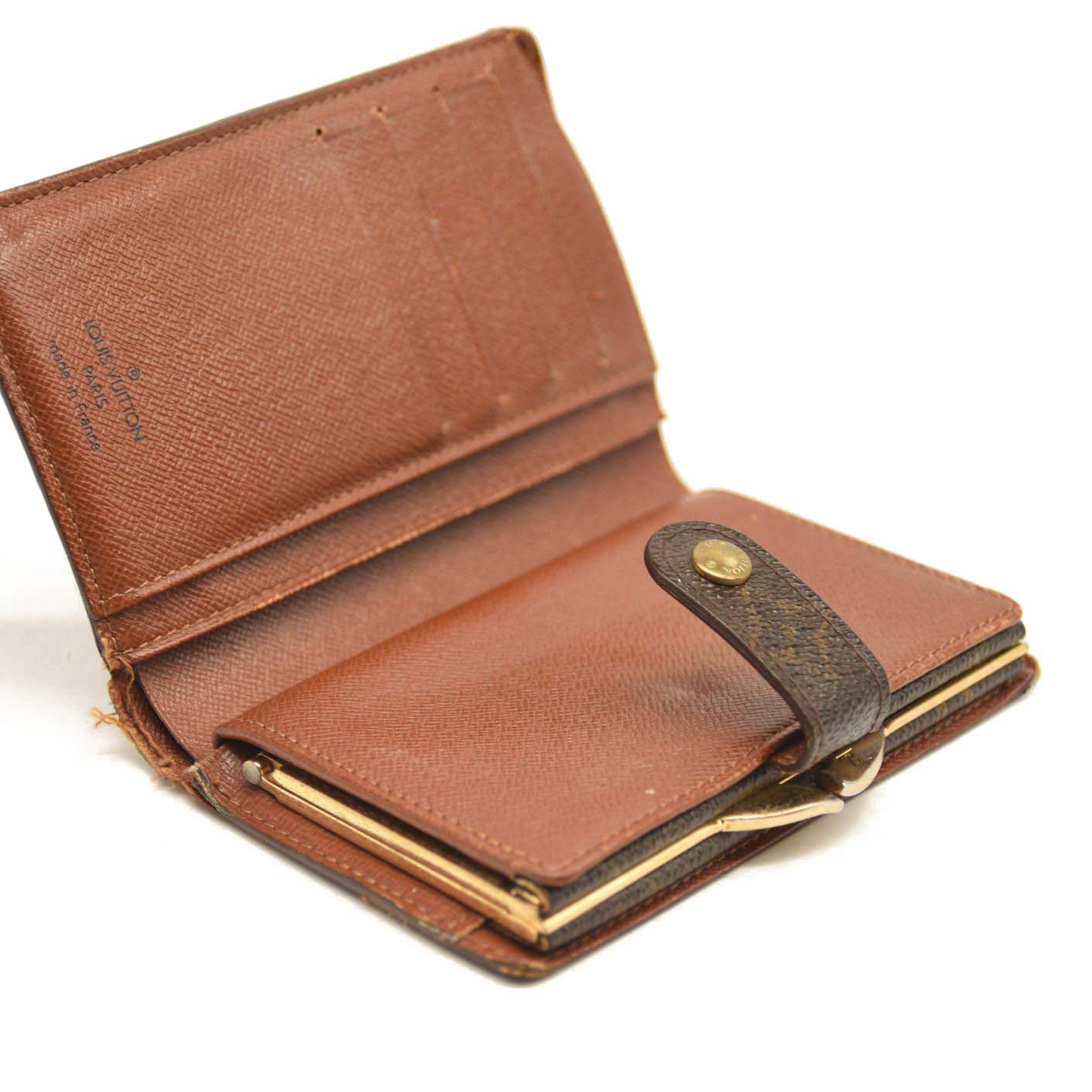 USED Louis Vuitton Monogram French Purse Wallet