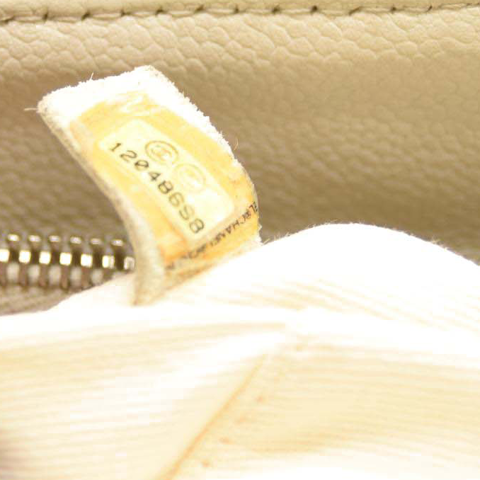 Chanel Caviar Tote Chain Tote White GST