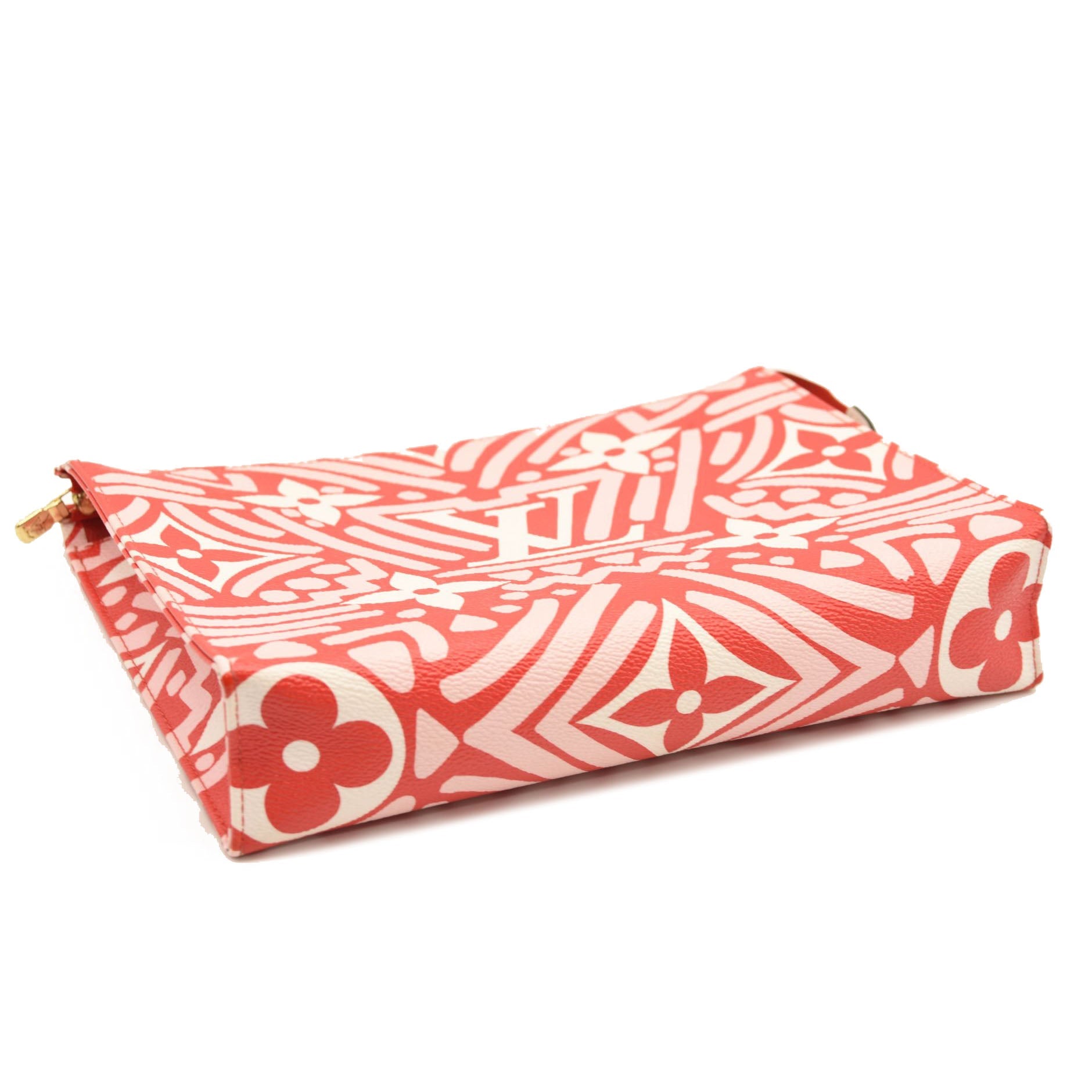 LOUIS VUITTON Monogram Giant Crafty Pochette Toiletry 26 Rouge Rose Creme