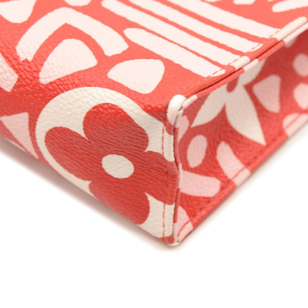 LOUIS VUITTON Monogram Giant Crafty Pochette Toiletry 26 Rouge Rose Creme