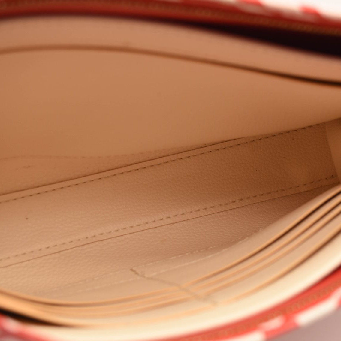 LOUIS VUITTON Monogram Giant Crafty Pochette Toiletry 26 Rouge Rose Creme