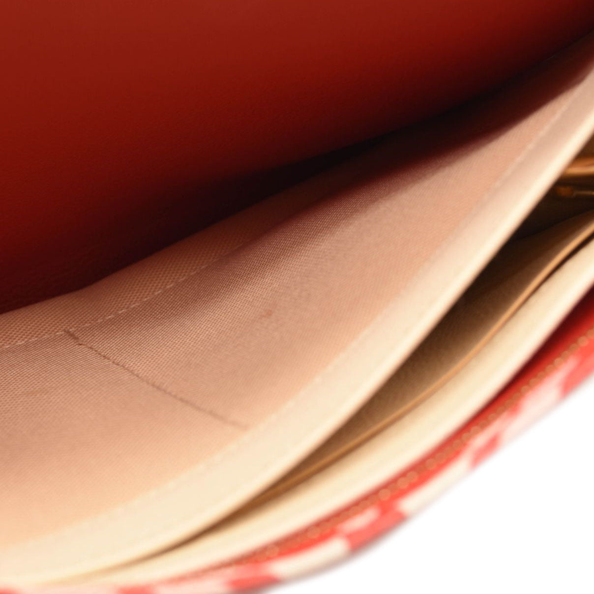 LOUIS VUITTON Monogram Giant Crafty Pochette Toiletry 26 Rouge Rose Creme