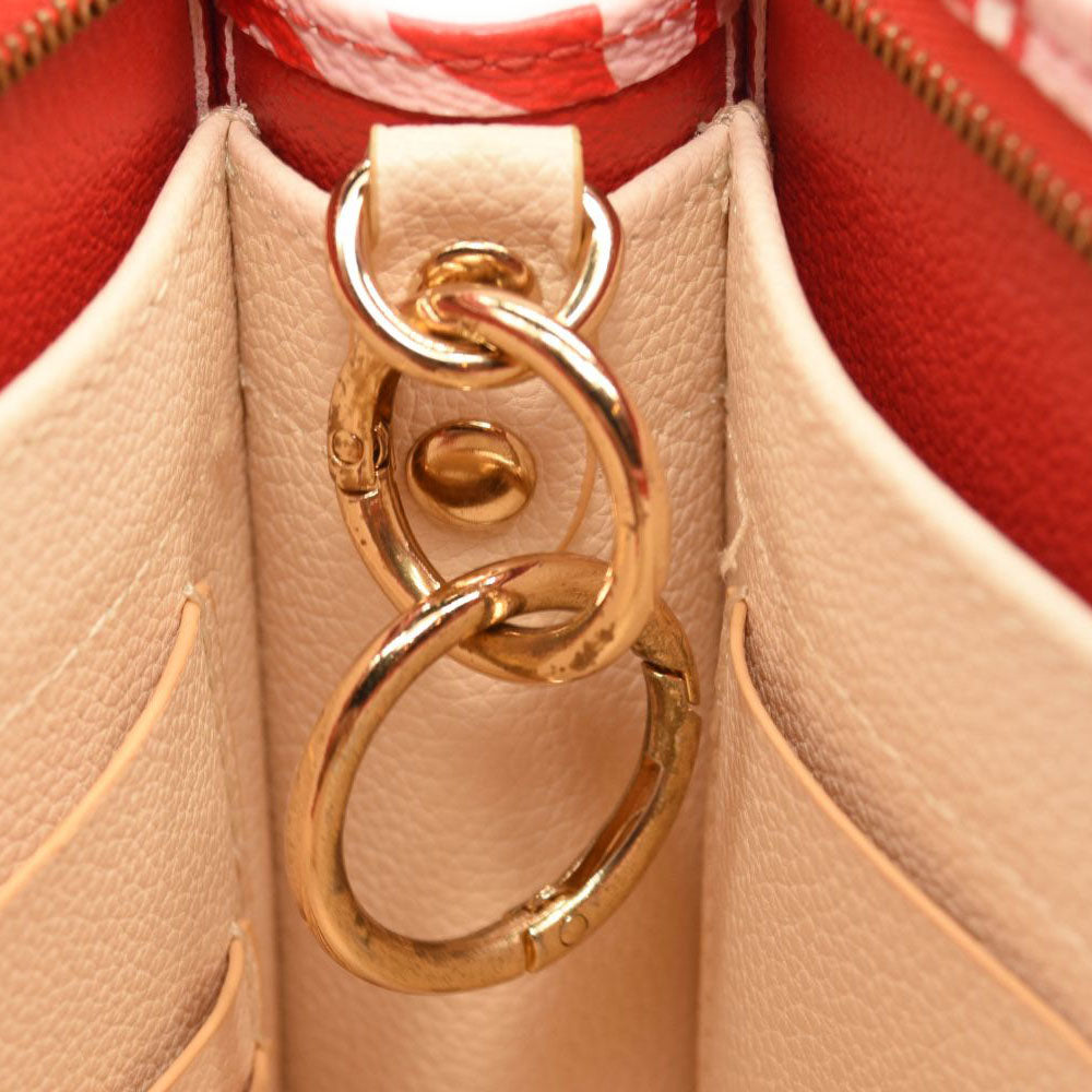 LOUIS VUITTON Monogram Giant Crafty Pochette Toiletry 26 Rouge Rose Creme