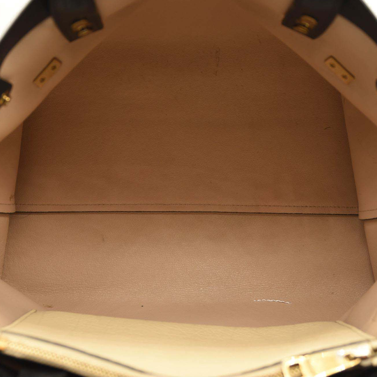 Chloe Grained Charlotte Medium Leather Tote Cream White