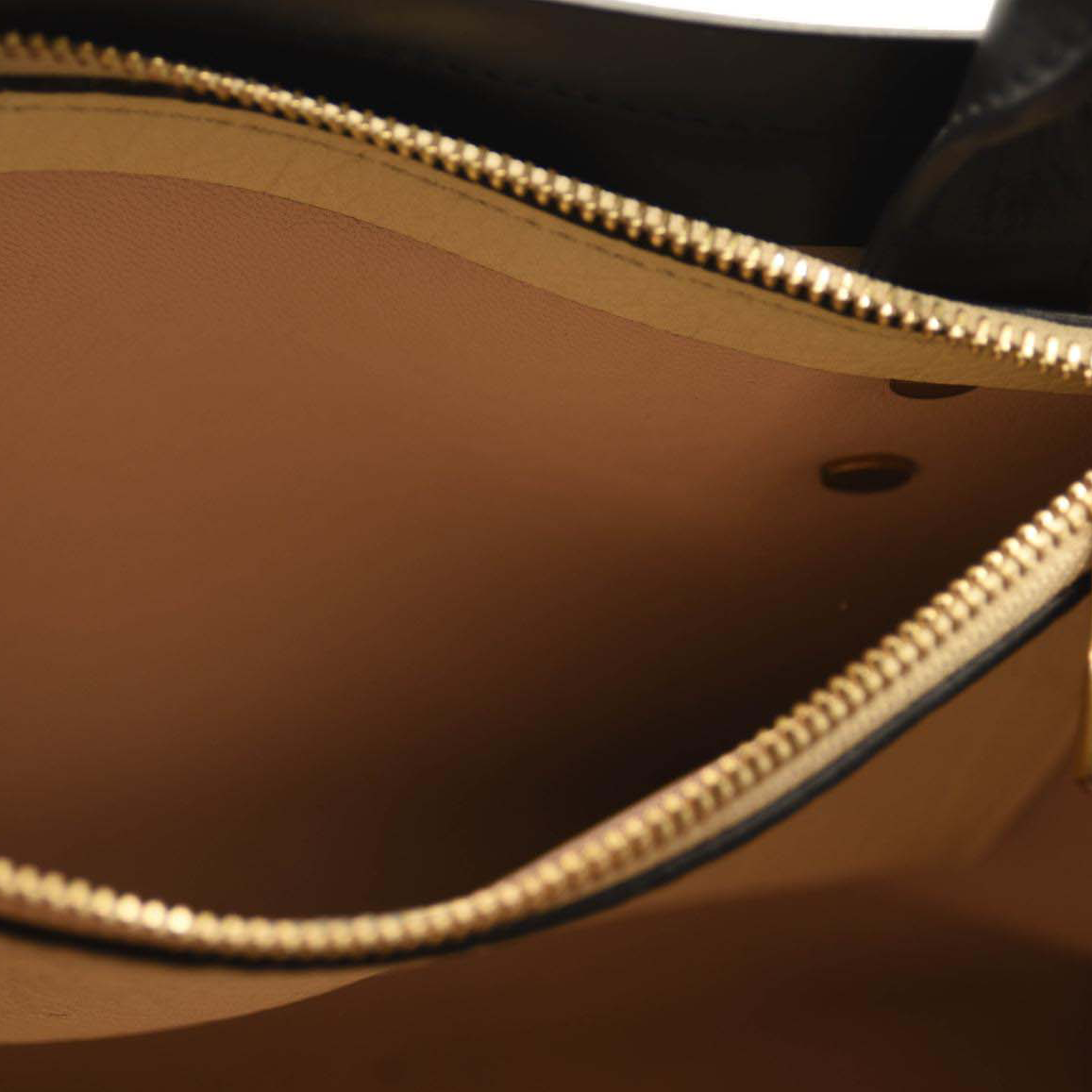 Chloe Grained Charlotte Medium Leather Tote Cream White