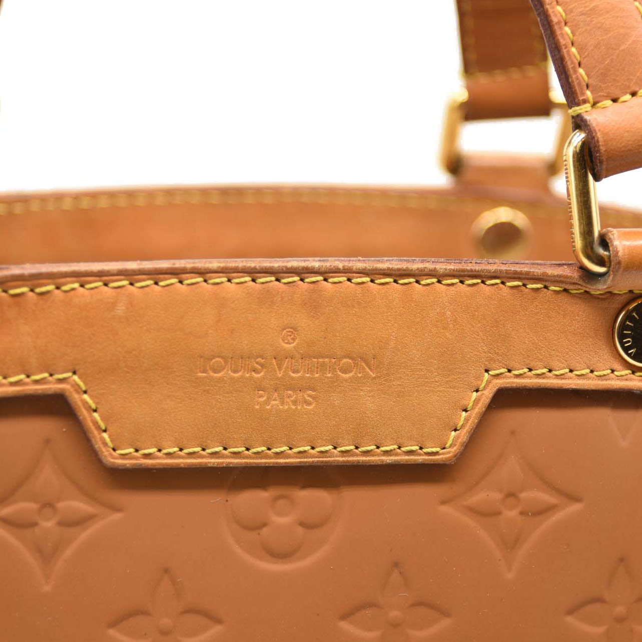 Louis Vuitton Vernis Brea GM Beige Poudre
