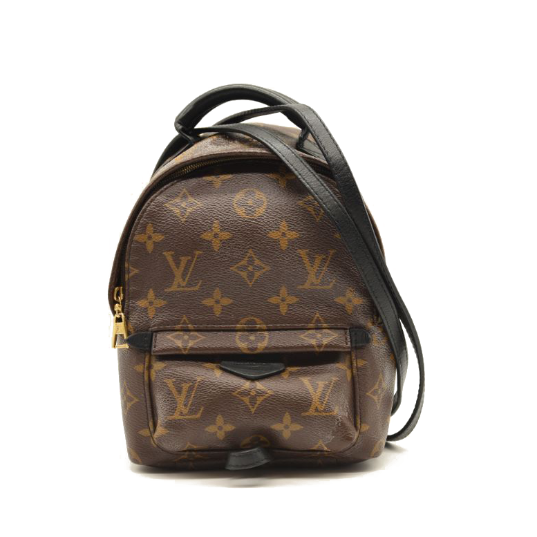 louis vuitton backpack used USED $2440 LOUIS VUITTON Monogram Palm Springs Backpack Mini