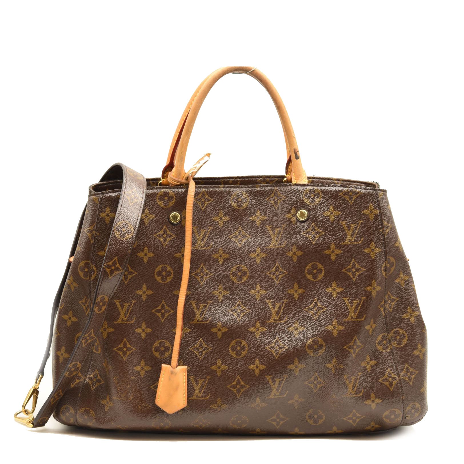 $2910 LOUIS VUITTON Monogram Montaigne GM