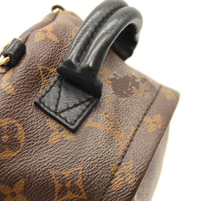 USED $2440 LOUIS VUITTON Monogram Palm Springs Backpack Mini