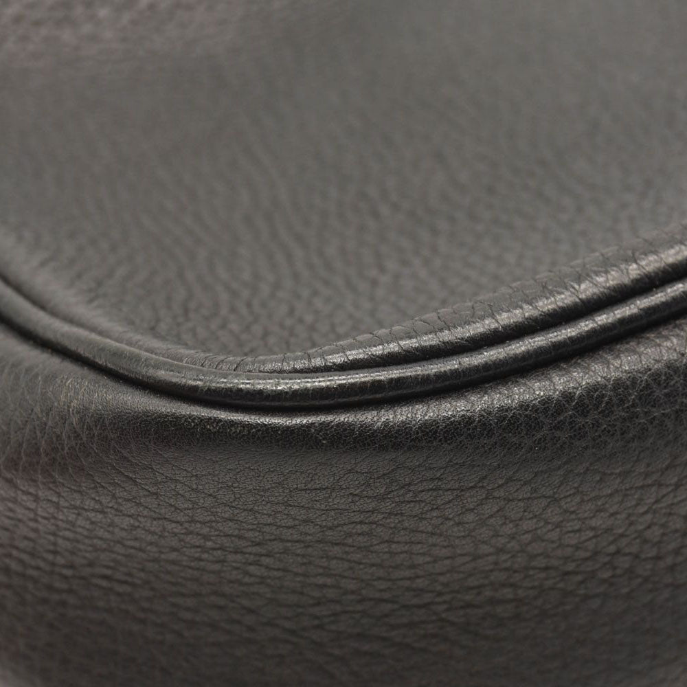$1490 GUCCI Pebbled Calfskin Small Soho Disco Bag Black