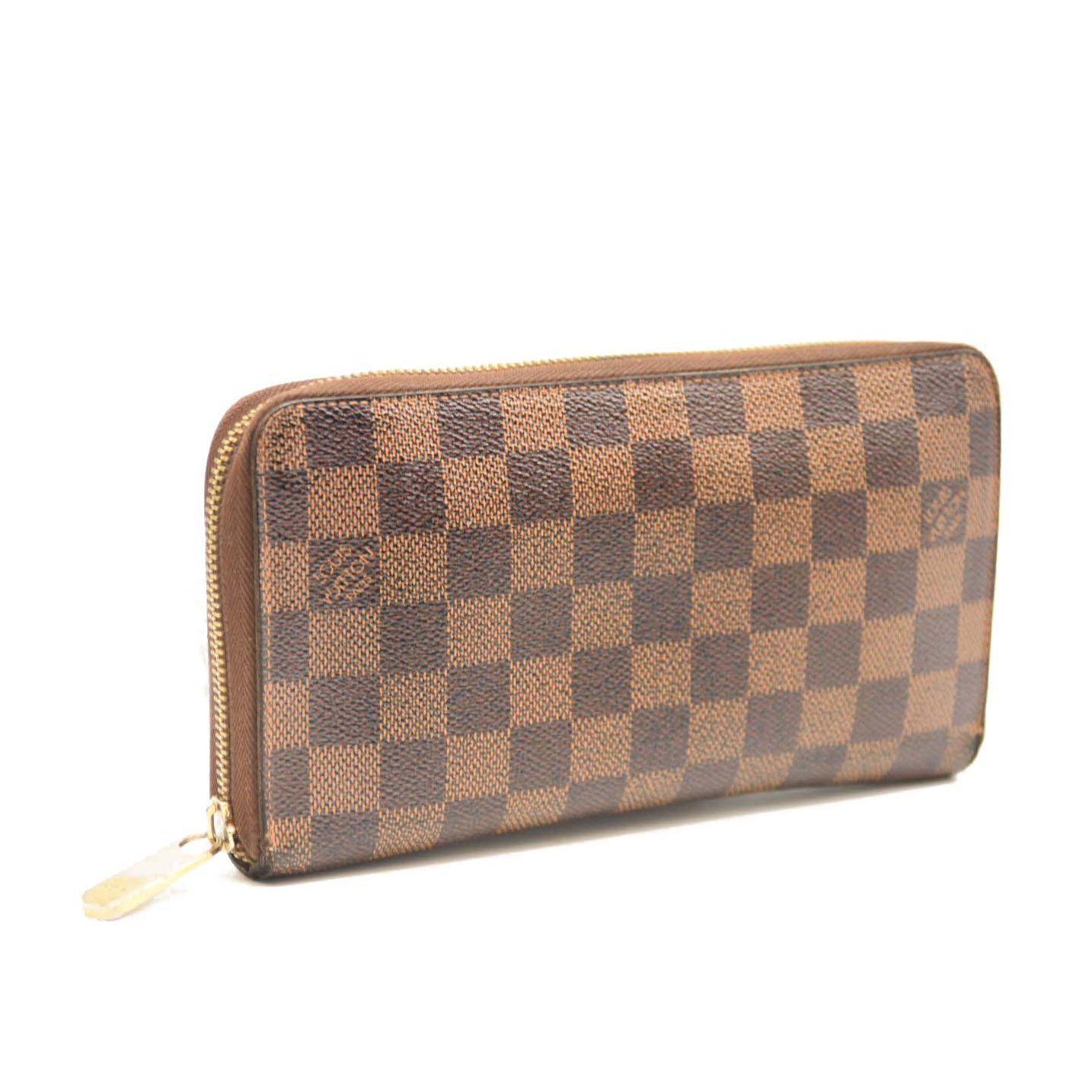 Used Louis Vuitton Damier Ebene Zippy Organizer Wallet