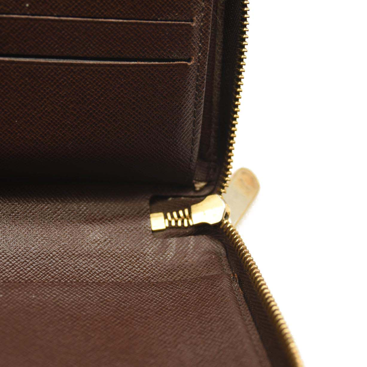 Used Louis Vuitton Damier Ebene Zippy Organizer Wallet