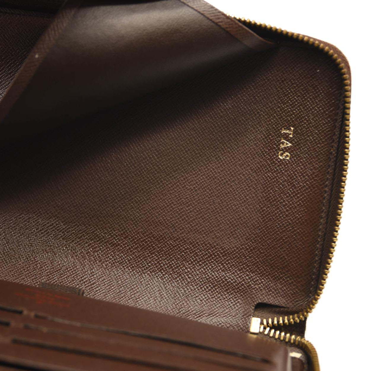 Used Louis Vuitton Damier Ebene Zippy Organizer Wallet