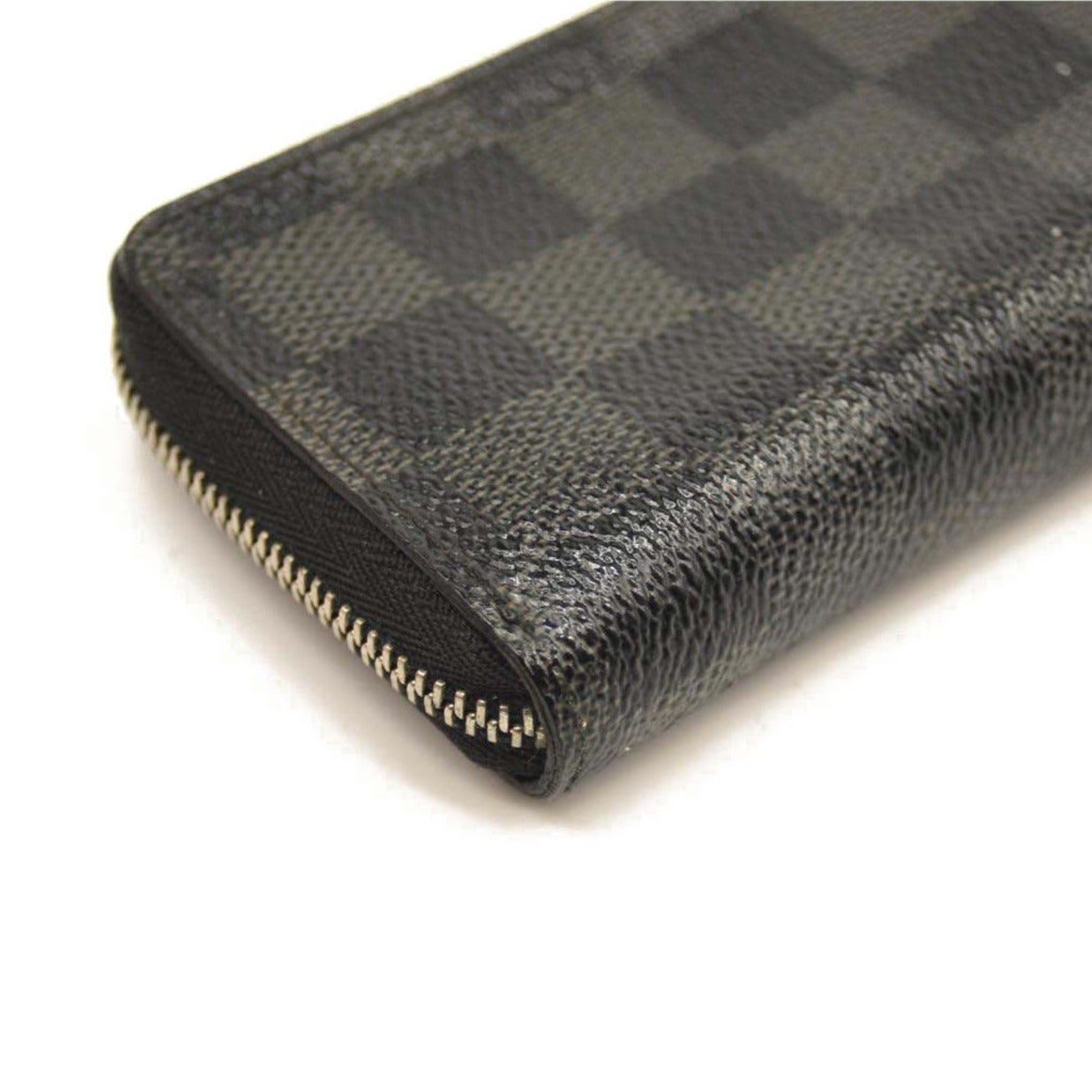 Used Louis Vuitton Damier Graphite Zippy Compact Wallet