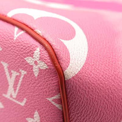 USED Louis Vuitton Monogram Escale Neverfull MM Rouge