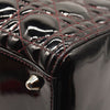 CHRISTIAN DIOR Patent Cannage Large Lady Dior Black